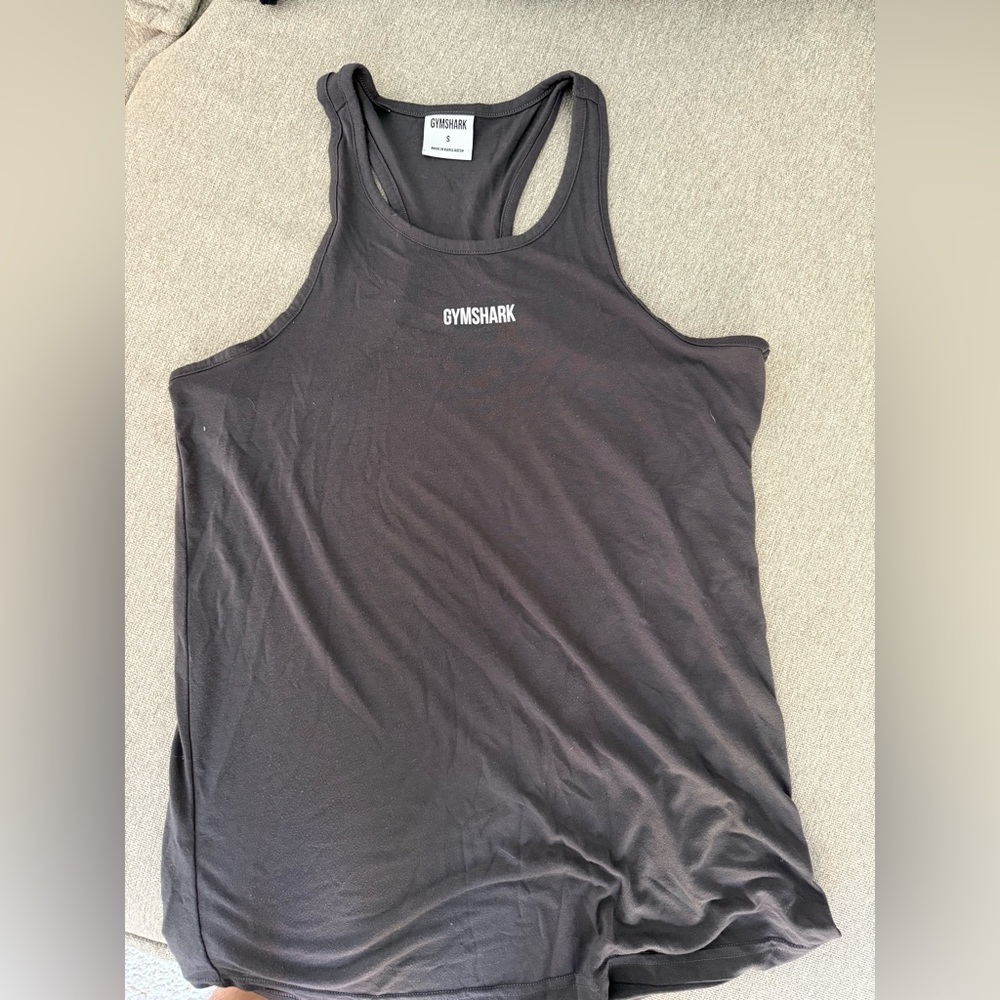 Gymshark Charcoal Racerback Tank